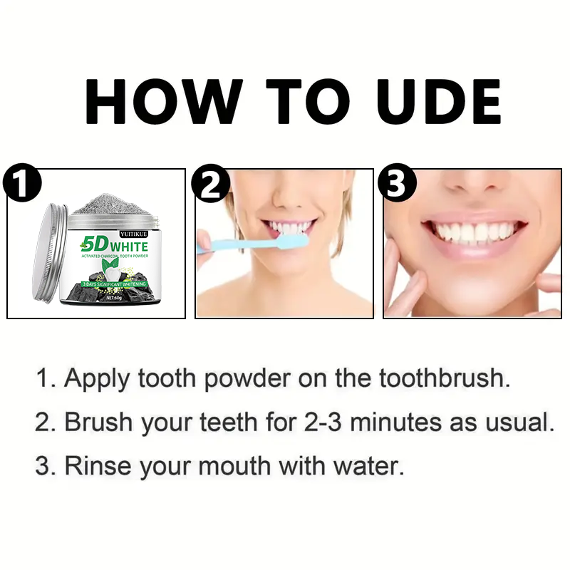 YUlTlKUE Poudre dentifrice bla - Teeth Whitening Near Me avis et prix