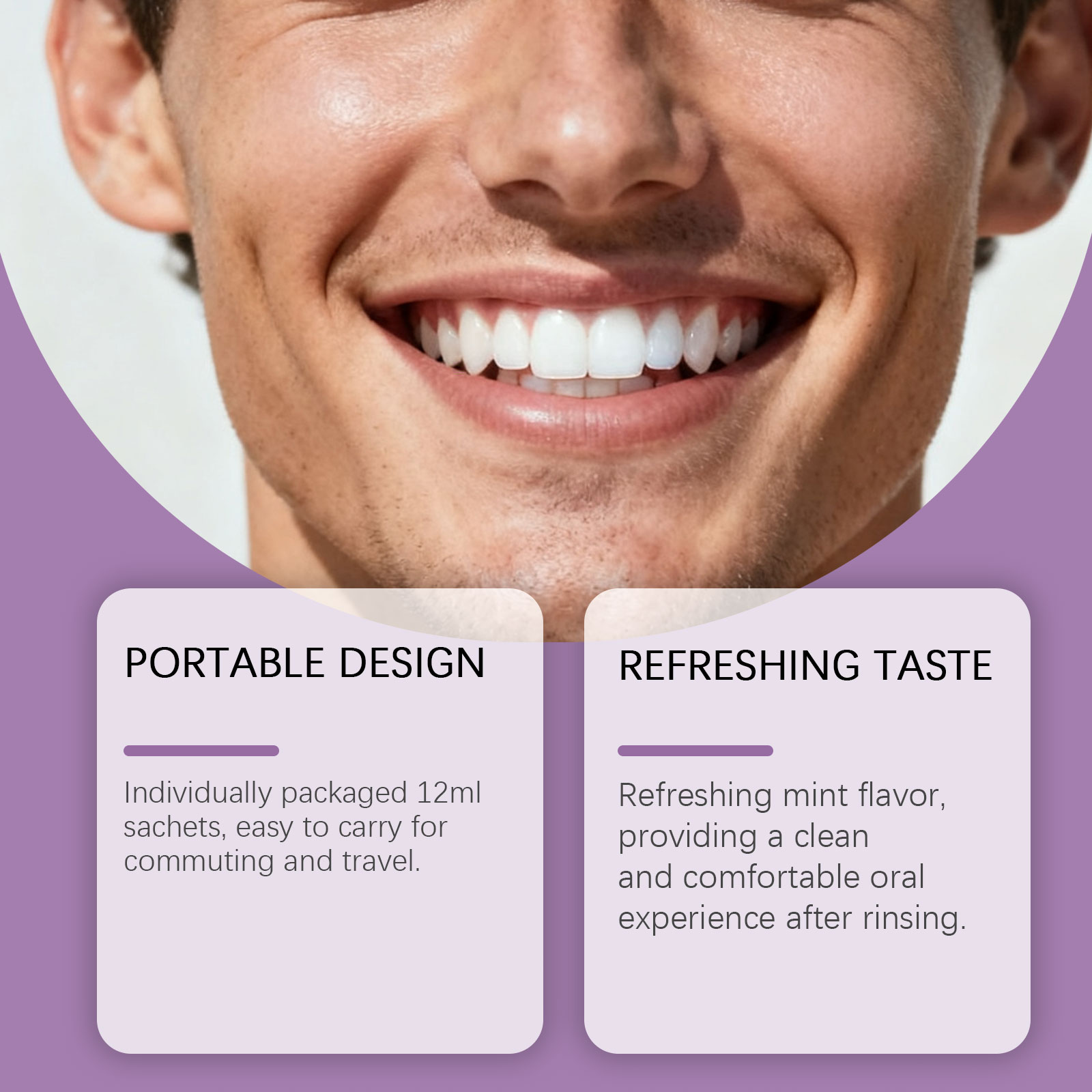 Bain de bouche violet, blanchi - Teeth Whitening Mouthwash avis et prix